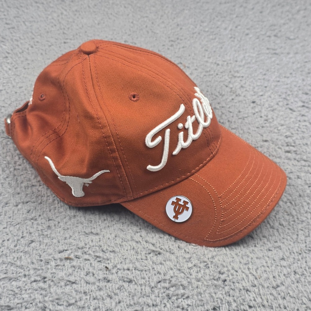 Titleist Hat University of Texas Longhorns Unisex OSFA Burnt Orange Golf Cap